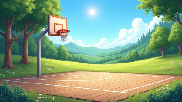 Créer un terrain de basket personnalisé pour jouer sous le ciel ouvert
