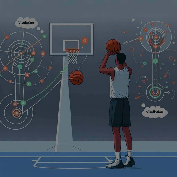 Quelle est l'importance de la visualisation dans l'amélioration des lancers francs ?