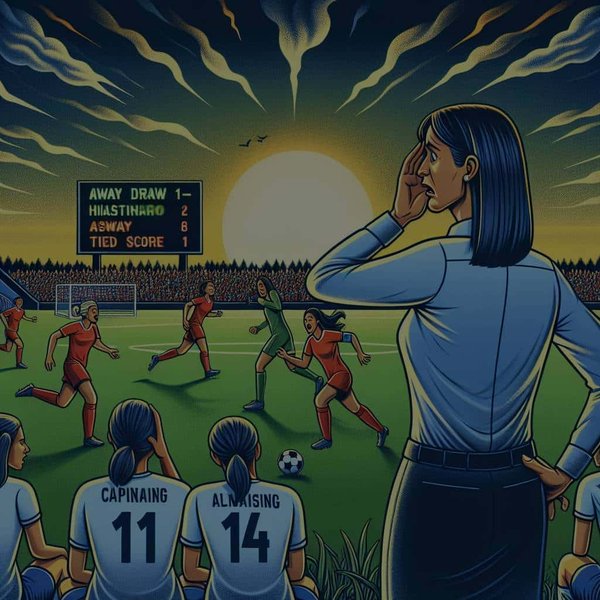 En quoi le leadership d'un capitaine impacte-t-il la gestion d'un match nul à l'extérieur?